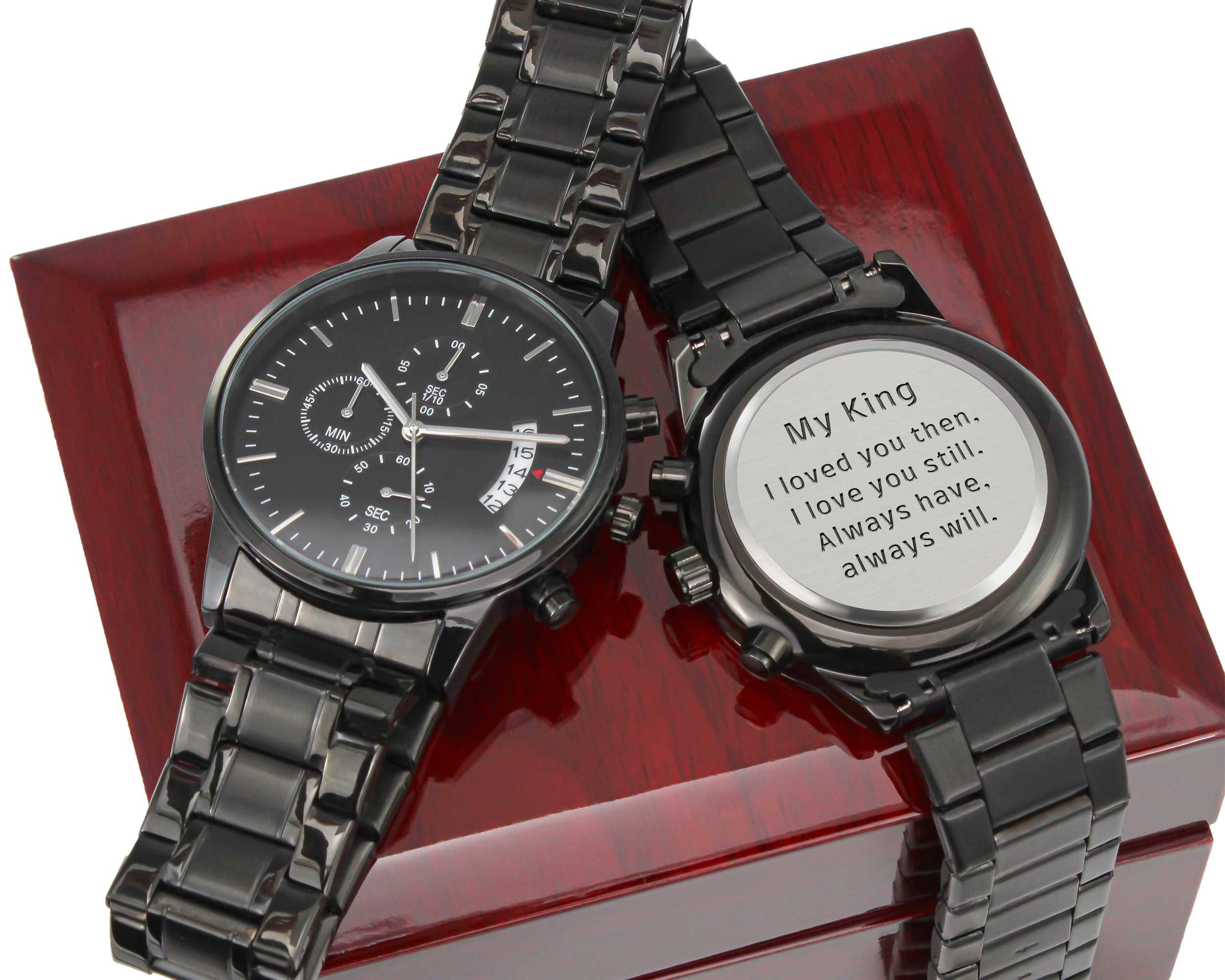 Gift for Him Engraved Wrist Watch for Boyfriend Husband Mens Watch Engraved  Watch Unique Birthday Gift Christmas Present Anniversary Gifts - Etsy