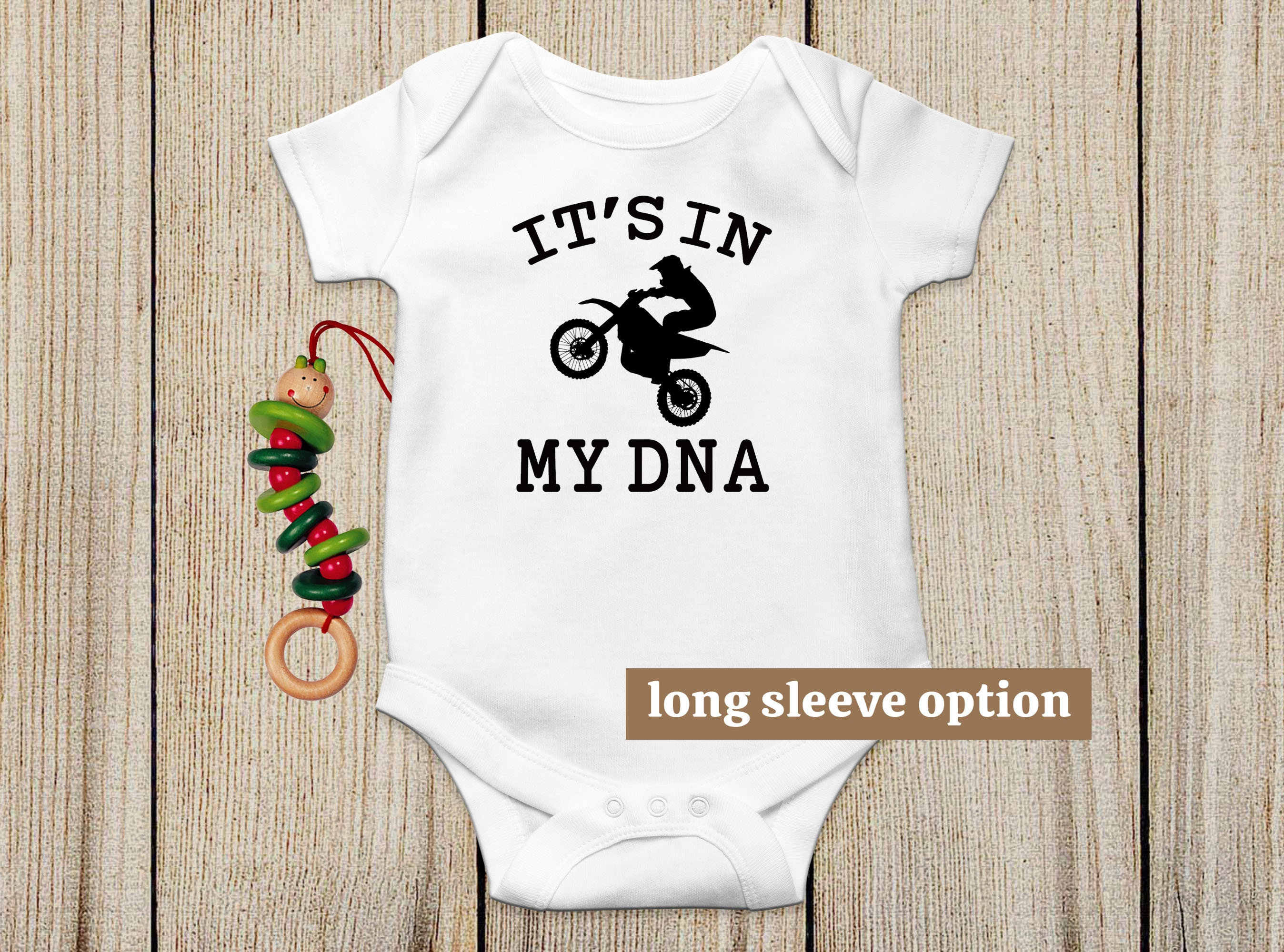 Youngster Moto Cross - Children's Motocross - KIDS MX' Organic  Short-Sleeved Baby Bodysuit