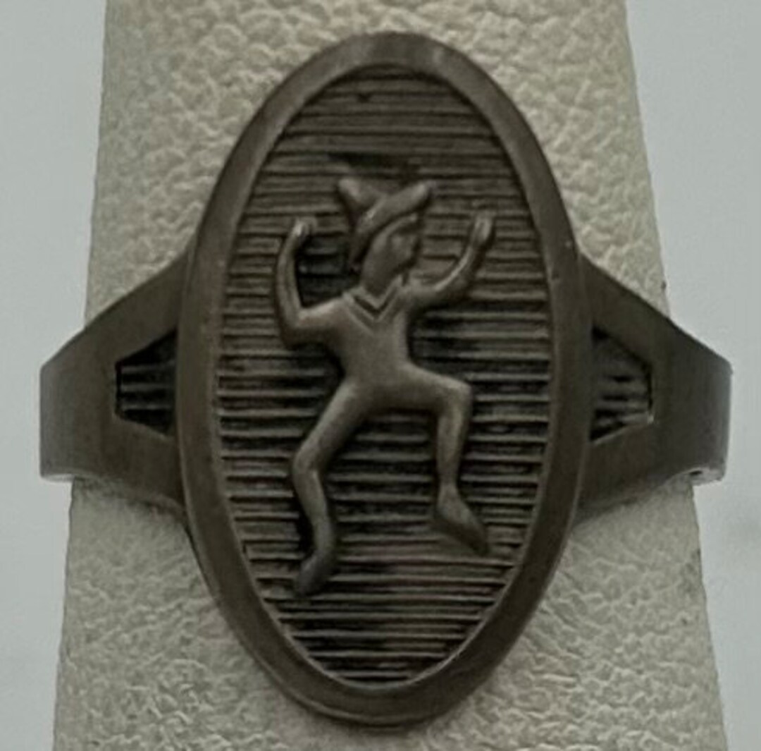 1940s Sterling Silver Girl Scout Ring Etsy