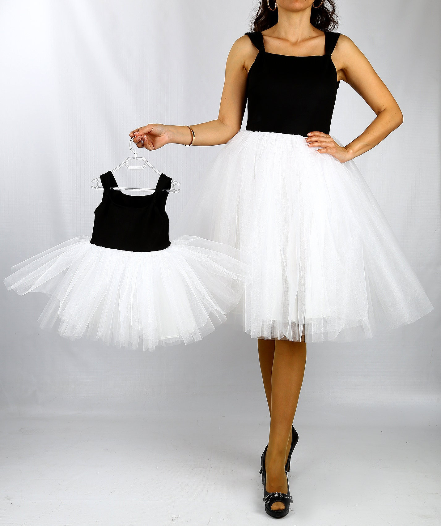 Mother and Daughter Matching Black Dresses - Etsy