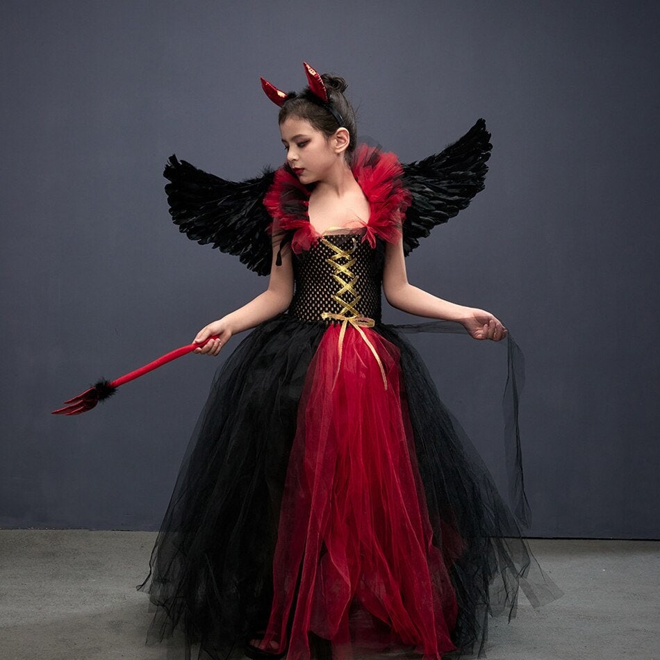 Halloween Costumes For Kids Devil Girls