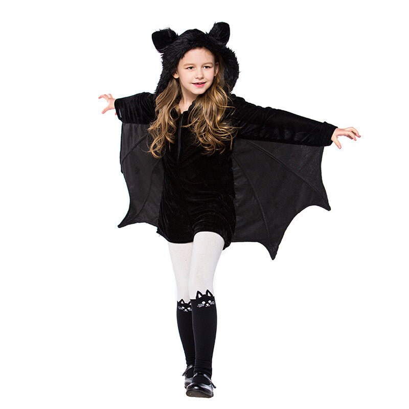 Black Bat Halloween Cosplay Costume Tutu Toddler Vampire Bat - Etsy