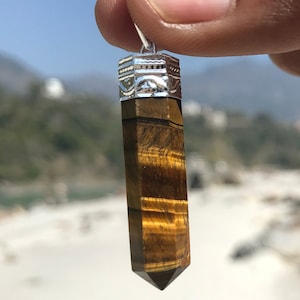 Tigers Eye Point Pendant