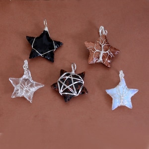 Wire Wrapped Star Pendant