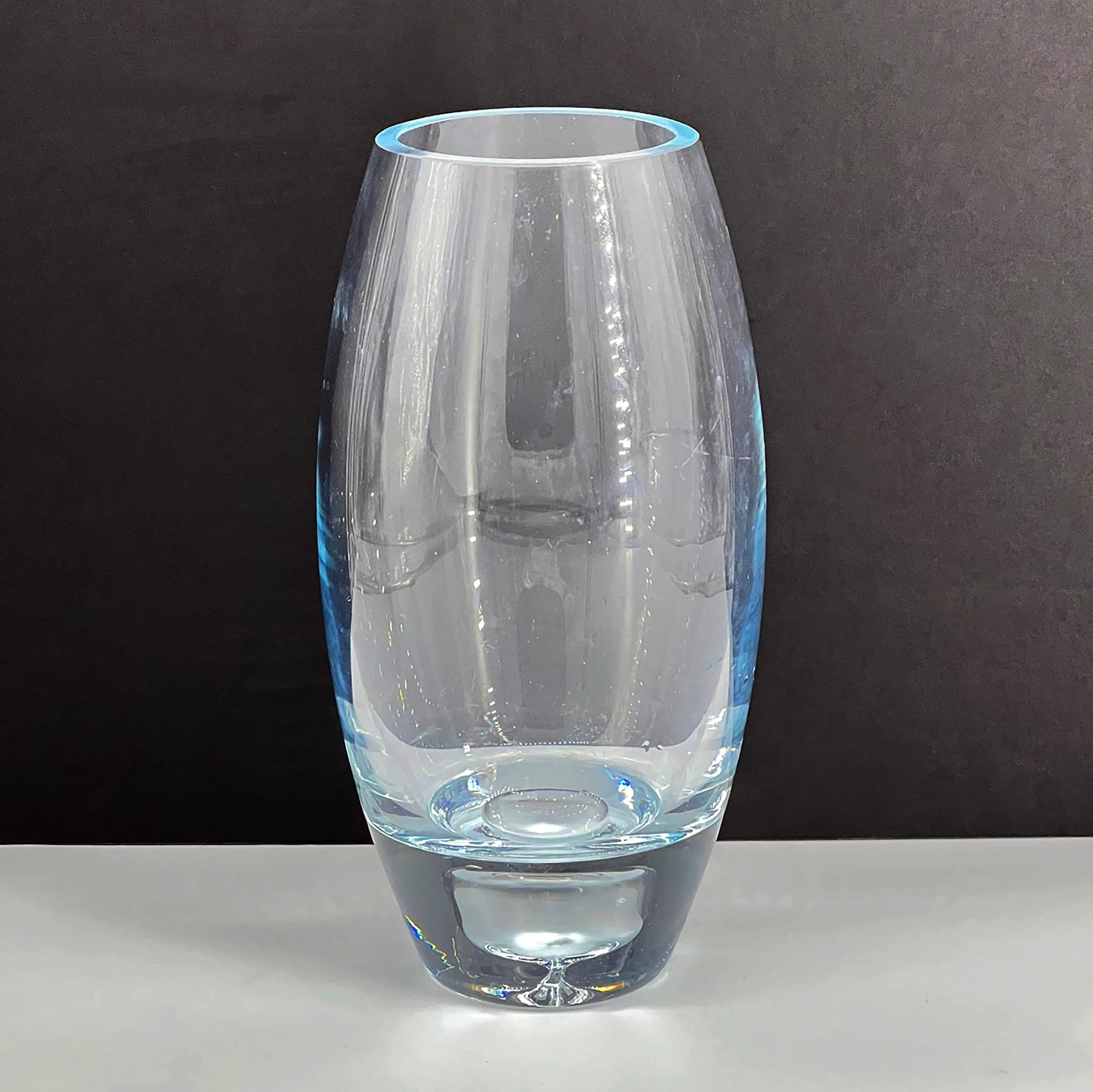 Eggshaped Glass Vase Etsy