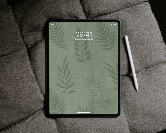 Sage Green Ipad Wallpaper Digital Download Palm Leaves - Etsy Sage Green Ipad Wallpaper Digital Download Palm Leaves - Etsy