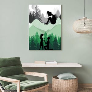 Emotional Love Story Print - Sad & Romantic Wall Art - Digital Download