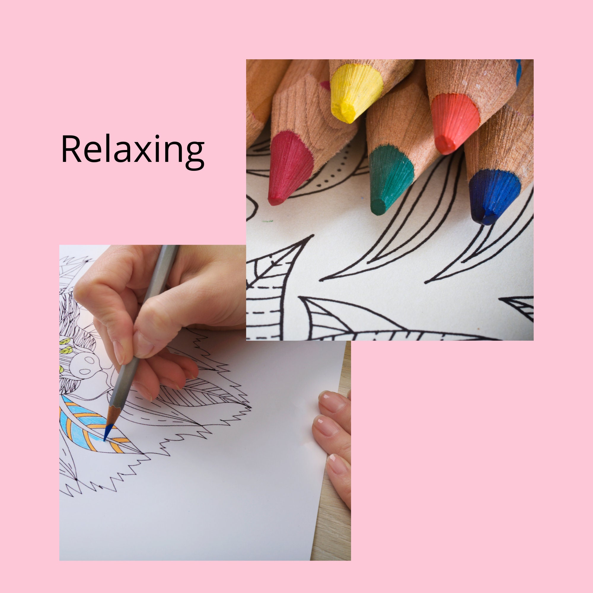 Japanese Kanji Coloring Pages for All Ages 6 Japanese Digital - Etsy