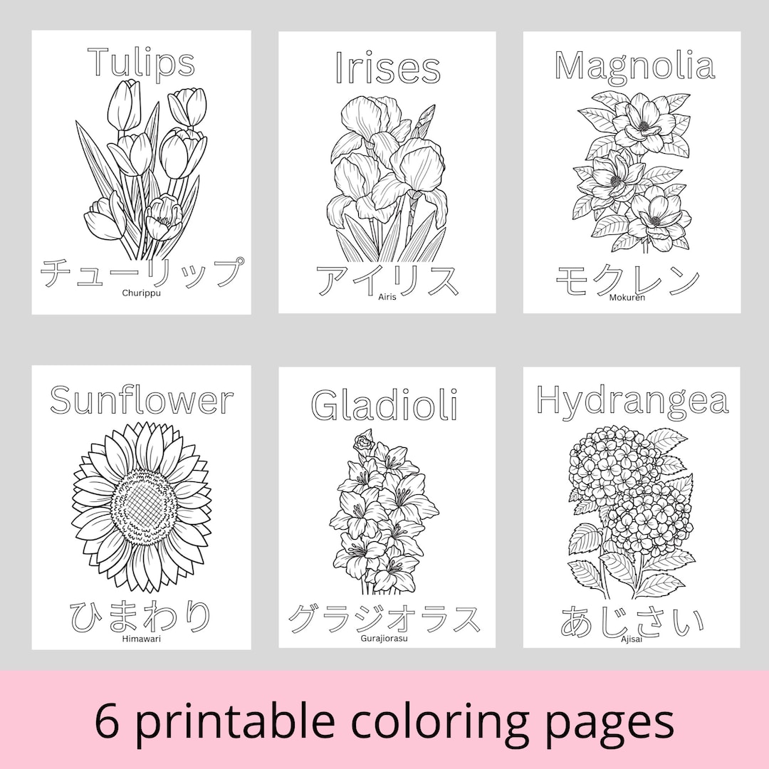 Flower Coloring Pages For All Ages 6 Flower Coloring Pages With flower-coloring-pages-for-all-ages-6-flower-coloring-pages-with