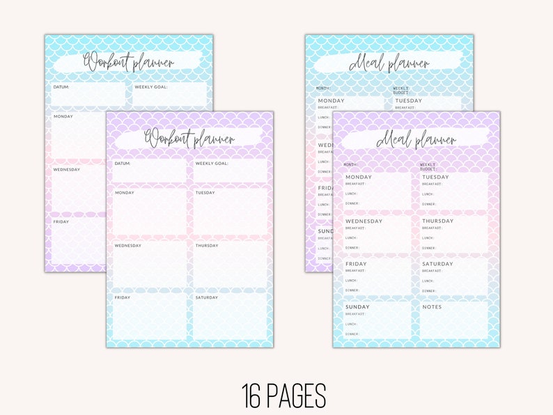 PLANNER BUNDLE: Printable Yearly, Monthly, Weekly, Daily Planner, to Do ...