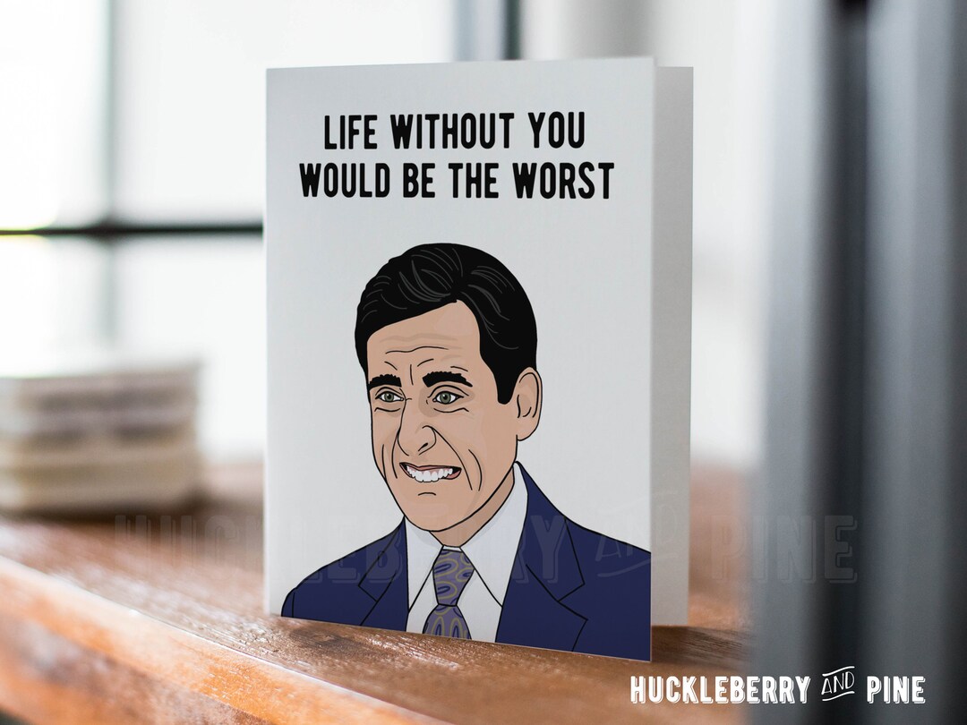 Michael Scott Valentine, Anniversary Card, the Office Greeting Card ...