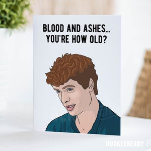 Funny Rand Birthday Card, Birthday Humor, Fantasy Series Fan, Pop Culture Handmade Cards