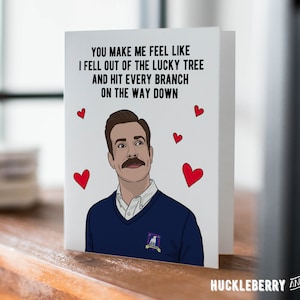 Ted Lucky Tree Card, Ted Valentine's Day Card, Ted Anniversary Card, Love You Card, Romantic Humor