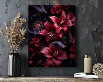 Vibrant Floral Wall Art - Canvas Print Decor for Any Room