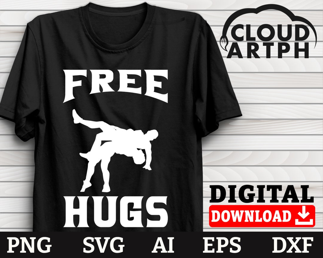 Fee Hugs Wrestling Svg, Wrestling Dad Svg, Cricut Png Dxf, Wrestler Mom