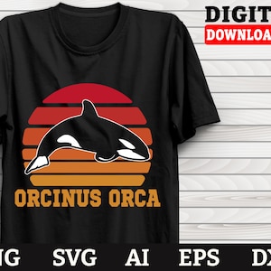 Orca Svg, Orcinus Orca Png Dxf Svg Files, Killer Whale Svg, Orca Mom Svg, Crict Files