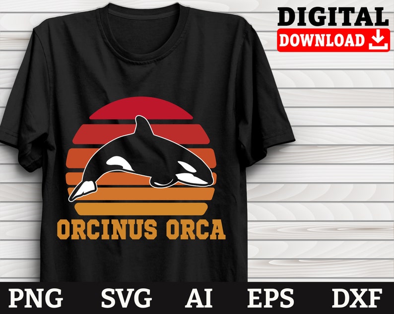 Orca Svg Orcinus Orca Png Dxf Svg Files Killer Whale Svg - Etsy