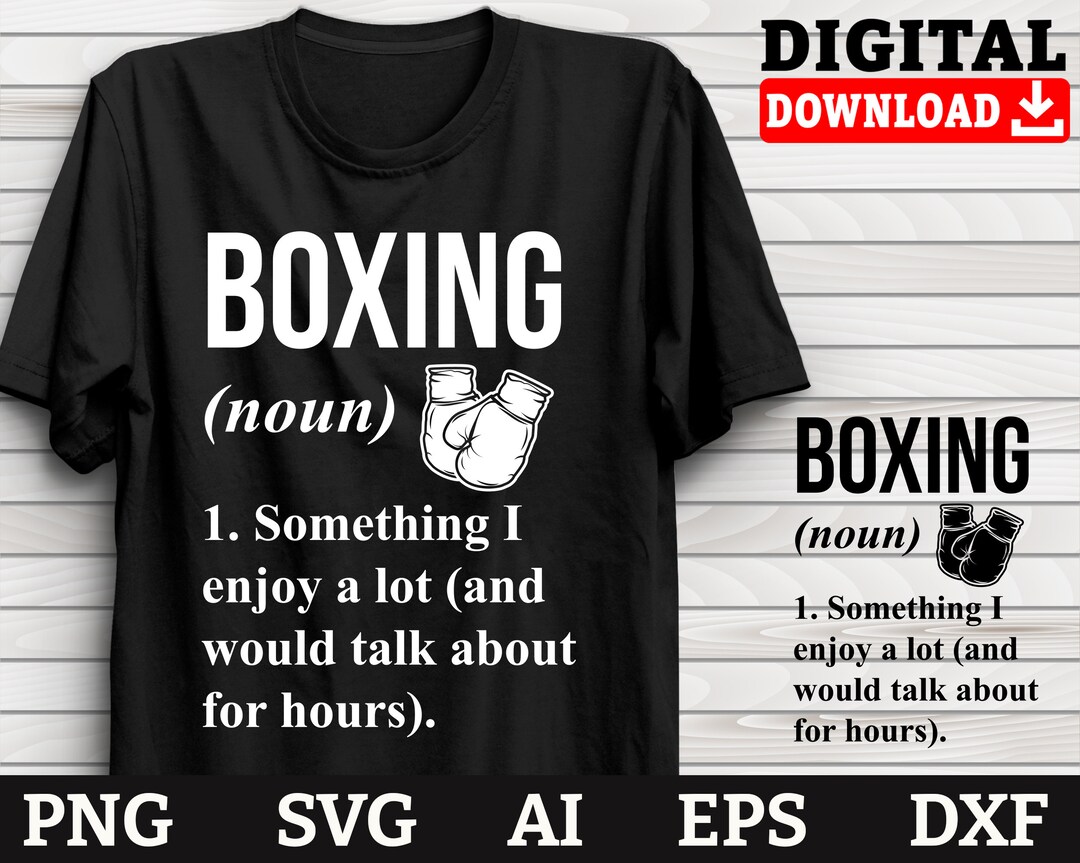 Boxing SVG Files Boxing Definitioncool Boxing Graphic Theme Etsy
