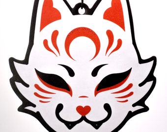 Air Freshener - Kitsune Mask - OG Yabai Logo