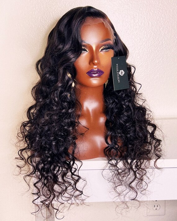 Top Quality Ready to Wear 13 X 4 HD Lace Front Wig Custom Wand Etsy