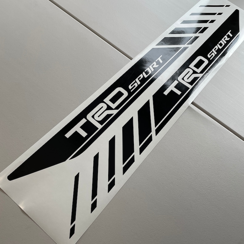 TRD Sport Decals Fits Bedside Toyota Truck Sticker Etsy