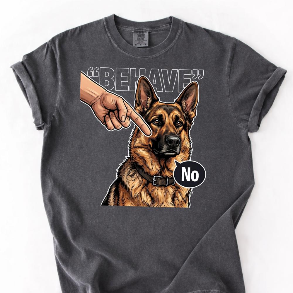 Behave Belgian Malinois PNG: Funny Dog Illustration Training Humor Png ...