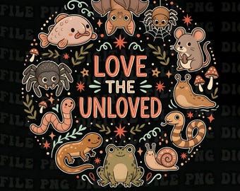 Love The Unloved png, Cute Bugs Insect Art Entomology Science png,Nature Critters Illustration design,Entomology Art png