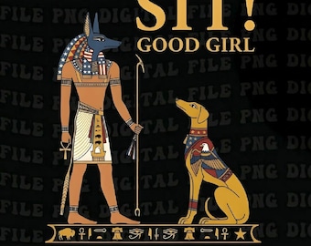Anubis and Ammit Funny Egyptian Mythology PNG,Funny Anubis and Ammit PNG,Egyptian Mythology Humor png Mythical Gods (Digital Download)