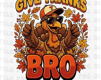 Dar gracias hermano png, Pavo de Acción de Gracias png, Lindo pavo de Acción de Gracias Celebración de otoño de agradecimiento png, Diseño de vacaciones familiares (Descarga digital)