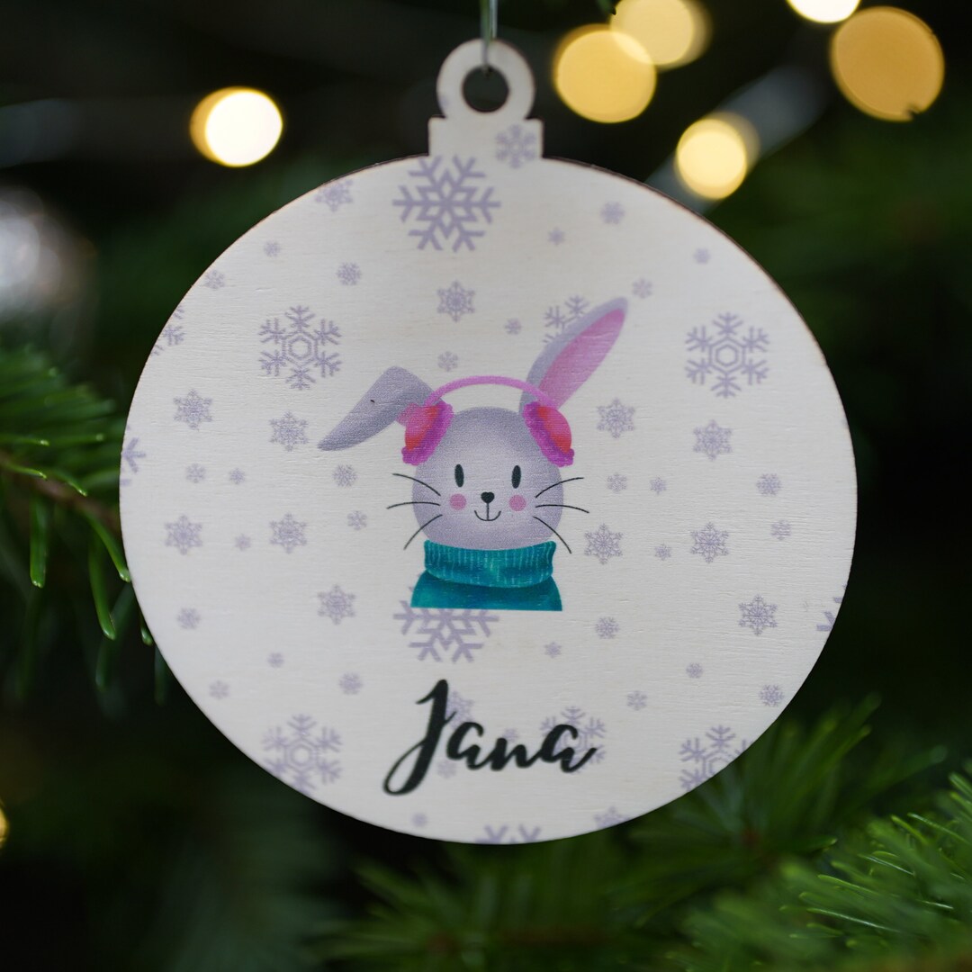 Tree Decorations With Names I Christmas Decorations I Etsy