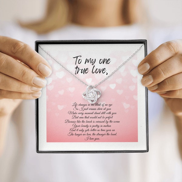 Flower Pendant for your one true love | Jewelry with positive message cards | You've got to see the Poetic Message Card
