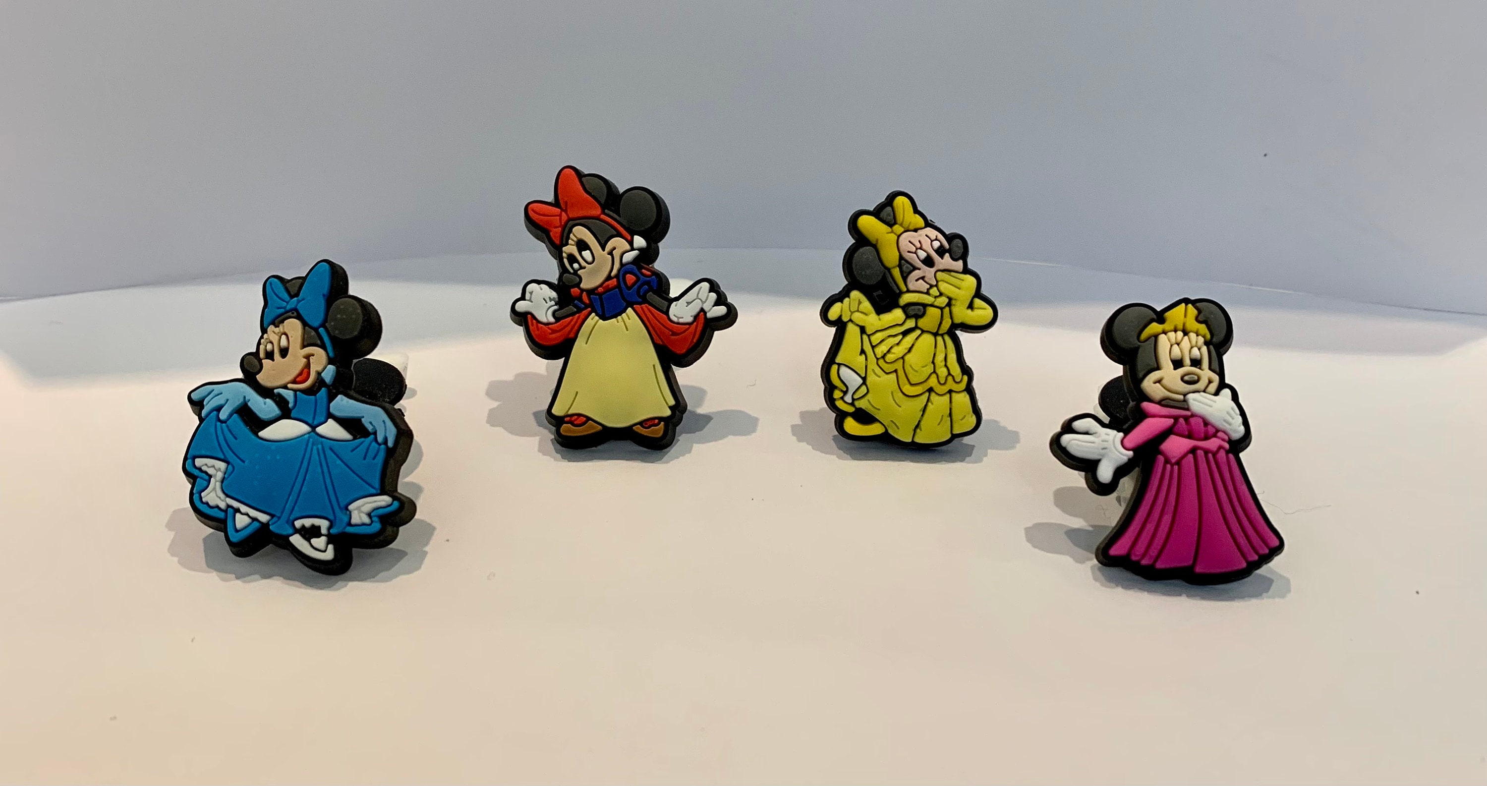 Disney Croc Charms, Jibbitz. You Pick,Minnie, Mickey, Belle, Cinderella,  Elsa