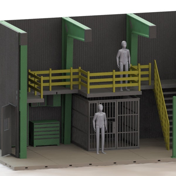 1 12 Warehouse Diorama Etsy