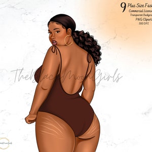 Plus size african outlet american