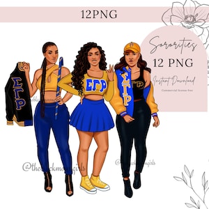 Sigma Gama Rho Sorority Clipart: Sisterhood PNG (Digital Download)