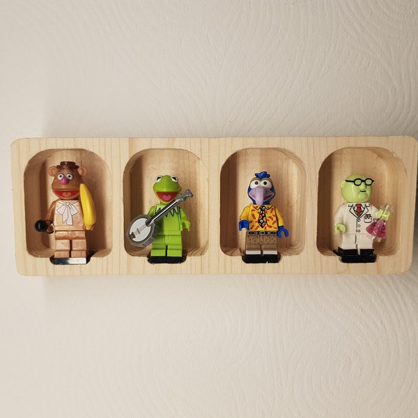 Frame LEGO Collectible Figures Minifigures Set Box Birch Display minifigures oak