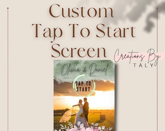 Custom photo booth tap to start screen, custom interface screen, spinner 360, salsa booth mirror booth Foto Master Smart Mirror Booth Junkie