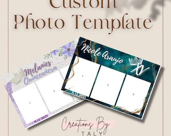 Custom photo booth template, salsa booth, mirror booth, touch picks sparkbooth DSLRbooth social booth darkroom, luma booth, Tagkast