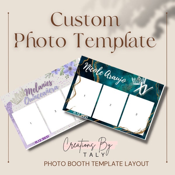 Custom photo booth template, salsa booth, mirror booth, touch picks sparkbooth DSLRbooth social booth darkroom, luma booth, Tagkast