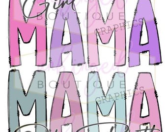 Patchwork Mama PNG