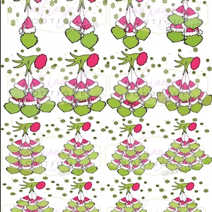Pink Grinch Hand W/Mini&#39;s 1-16 PNG Download