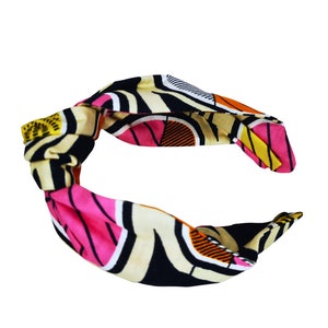 Ankara African Print Top Knot Headband, women’s headband, Alice band, band, hair accessory, Floral headband, twist headband, Gift For Her