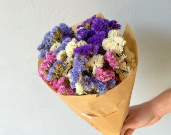 10-12 stems Dried Statice | Gift | Home Decor | Dried Flowers |Wedding bouquet | Trockblumen | Boho style | Home Decor| Natural flower decor