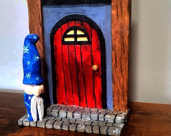 Fairy Door / Gnome Door with Gnome