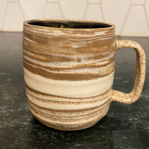 Marbled 3-Clay Mug (E)