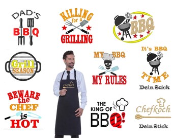 Personligt grillförkläde, pappaförkläde, anpassningsbart, fars dag-present, födelsedagspresent för män