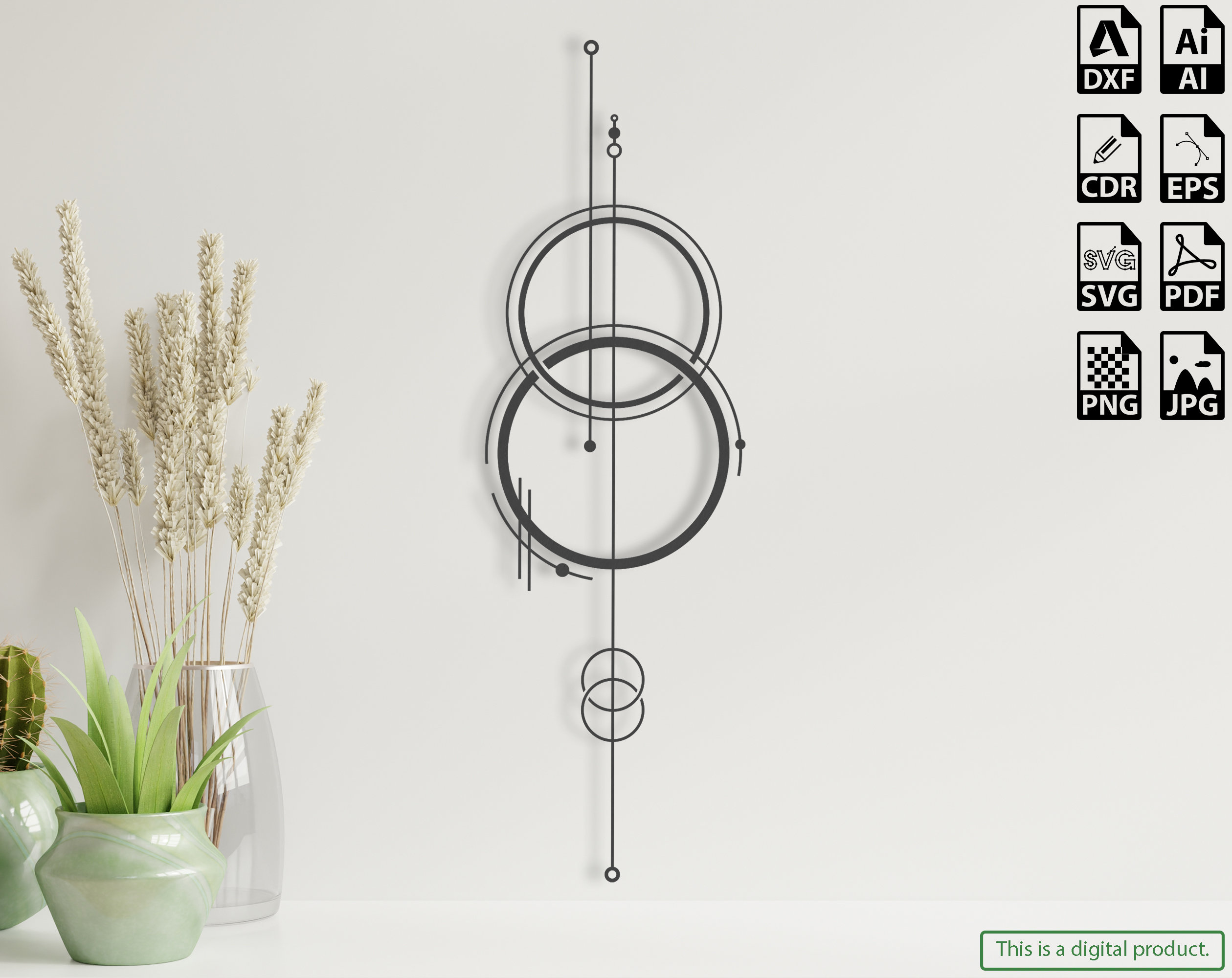 Mystic Sacred Geometry Design DXF File for Laser and Plasma Cut - Svg ...