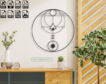 Sacred Geometry Design DXF File for Laser and Plasma Cut Svg | Etsy