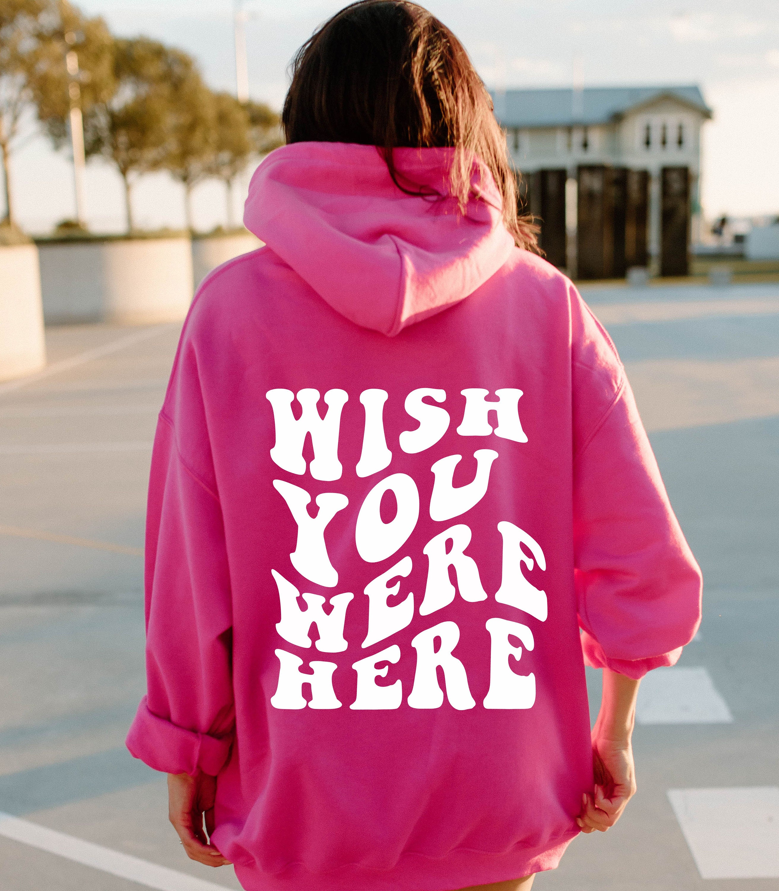 yeso Ejercicio mañanero Isla de Alcatraz Wish you were here hoodie - Etsy España