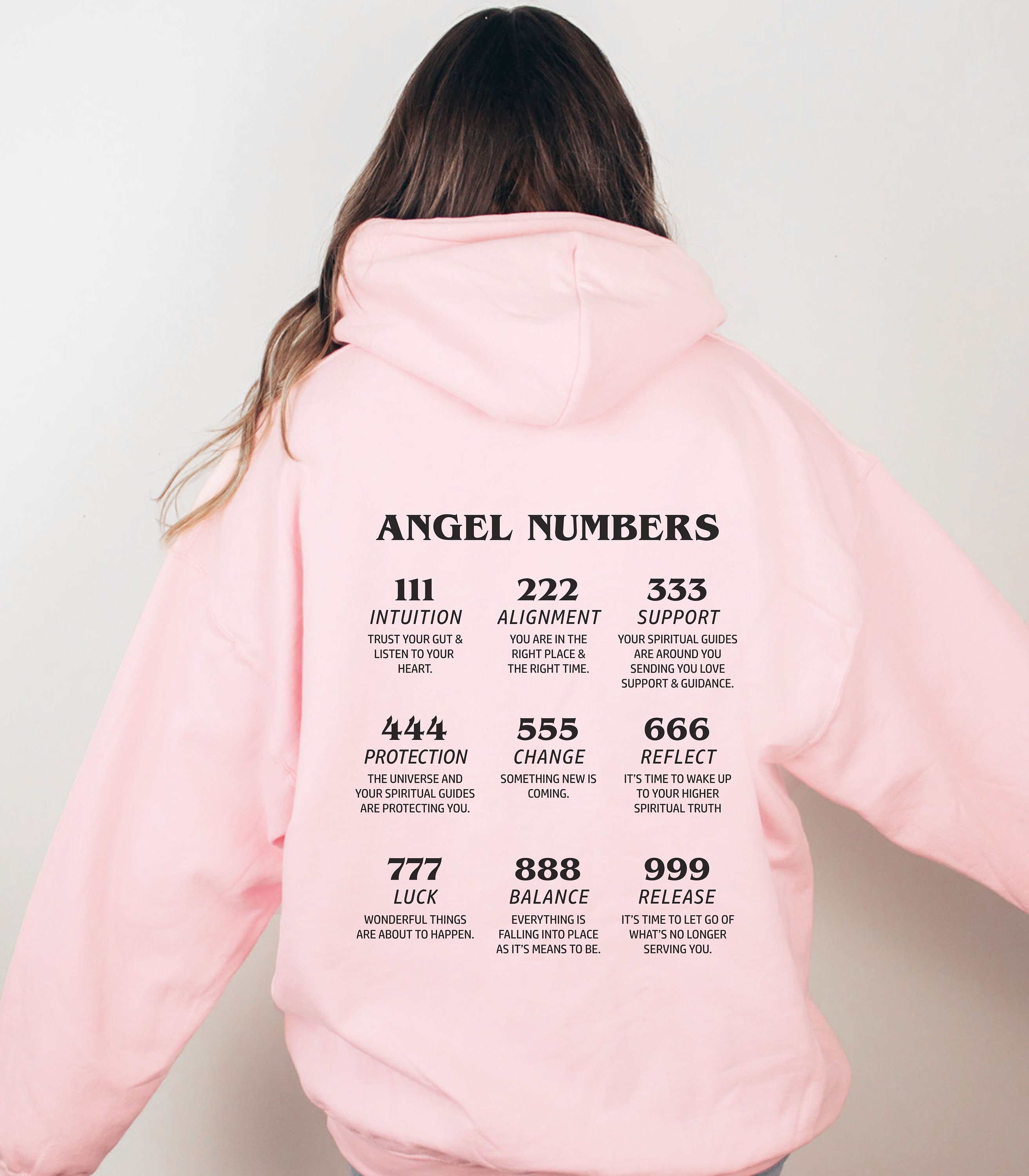 Angel Number Hoodie Angel Numbers Sweatshirt Numerology Angel Number Hoodie Angel Numbers Sweatshirt Numerology